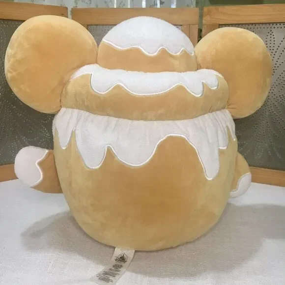 Disney Store Munchlings Cinnamon Swirl Bun Plush Large 15" Fall Food Teddy Bear - Picture 8 of 10